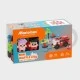 Mini waffle constructor "City Center" - Fire truck 80 parts