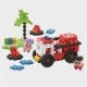 Mini waffle constructor "City Center" - Fire truck 80 parts