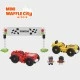 Mini waffle constructor "City Center" - Race with cars 80 parts