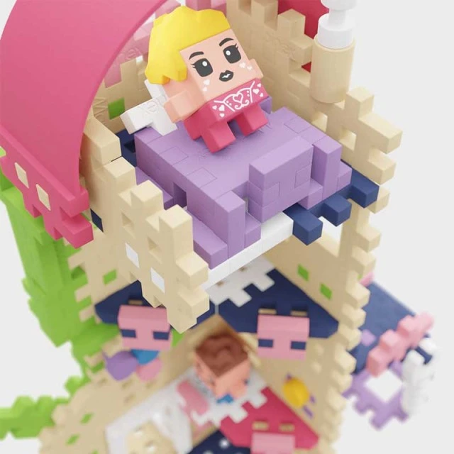 Mini waffle construction set Marioinex Tower of fantasies, 148 pieces