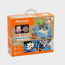 Мини вафлен конструктор Marioinex " Приключение на островът на съкровищата", 148 части