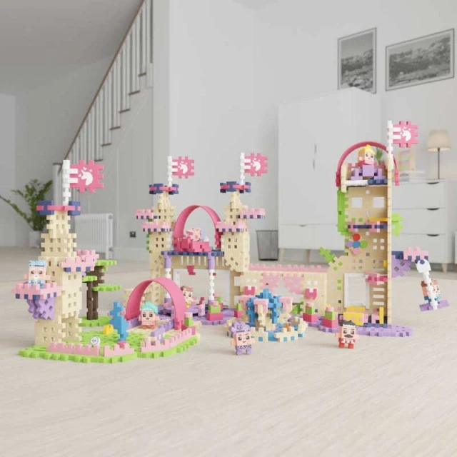 Мини вафлен конструктор Marioinex  Замъкът на принцесата , 280 части