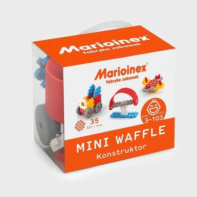 35 Piece Mini Waffle Builder - Blue