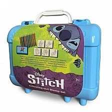 "Stitch" creative case with coloring accessories and 5 stamps