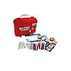 Paw Patrol art case with 10 colored pencils, 5 stamps and puzzle stickers for decoration