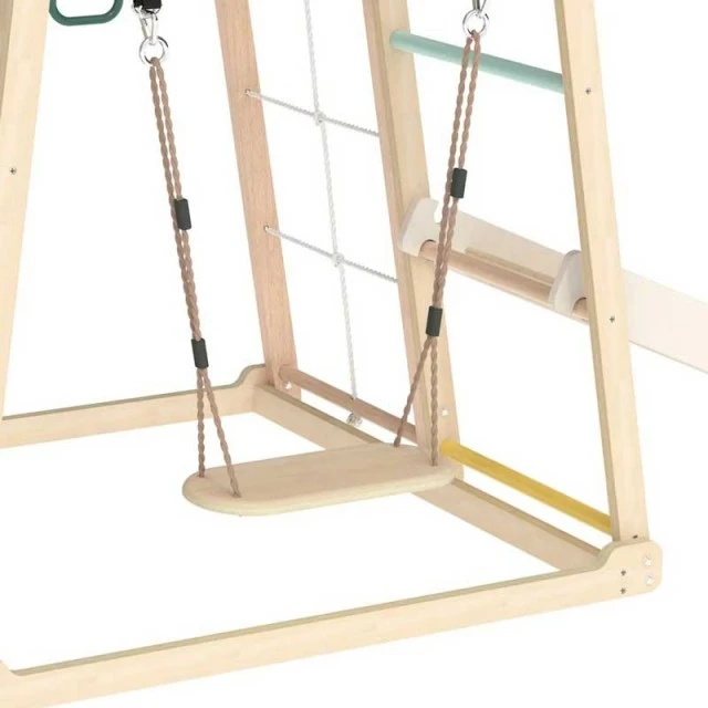 Multifunctional wooden climbing frame 8 in 1 Classic World – 1+ years
