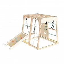 Multifunctional wooden climbing frame 8 in 1 Classic World – 1+ years