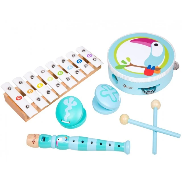 Musical wooden set