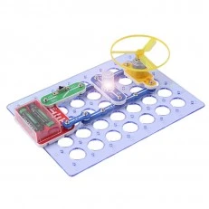 Science kit for children containing 34 electrical experiments