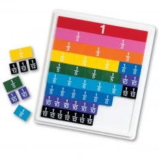 Learn fractions easily with colorful tiles