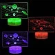 Children's 3D LED Night Light, Solar System, Color Changing, 20 cm
