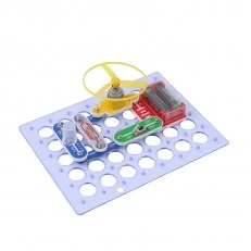 An educational set containing 198 electrical experiments