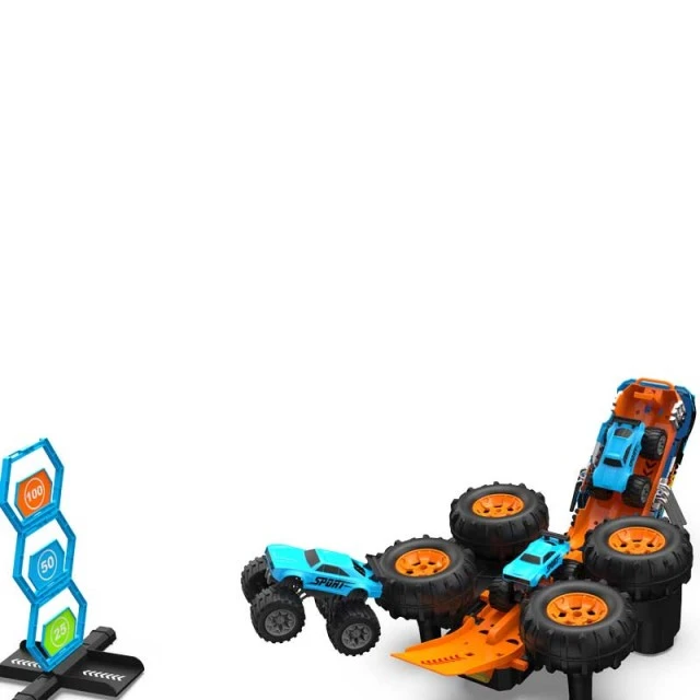 Crazon 2-in-1 Off-Road Jeep with Remote Control Launch Pad
