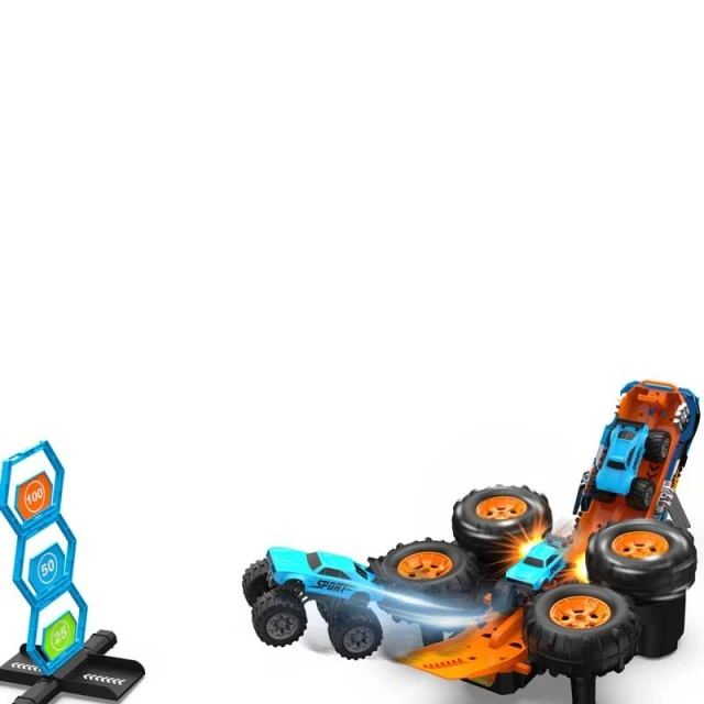 Crazon 2-in-1 Off-Road Jeep with Remote Control Launch Pad
