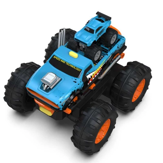 Crazon 2-in-1 Off-Road Jeep with Remote Control Launch Pad