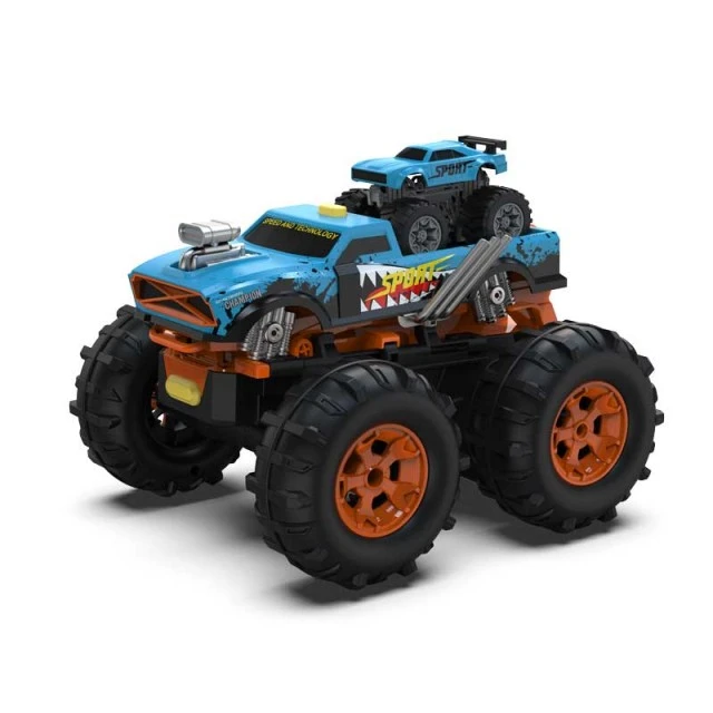 Crazon 2-in-1 Off-Road Jeep with Remote Control Launch Pad