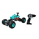 Blue off-road car with rotating front wheels, RC 1:16