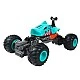 Blue off-road car with rotating front wheels, RC 1:16