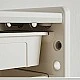 Bus-shaped toy organizer with 11 boxes and 2 storage cabinets