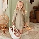Плачеща кукла-бебе Лусия в розов кош и биберон - 40 см