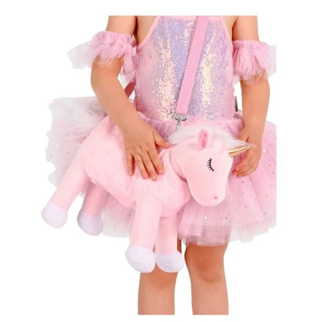 Plush Unicorn bag with adjustable handle and fun 3D design