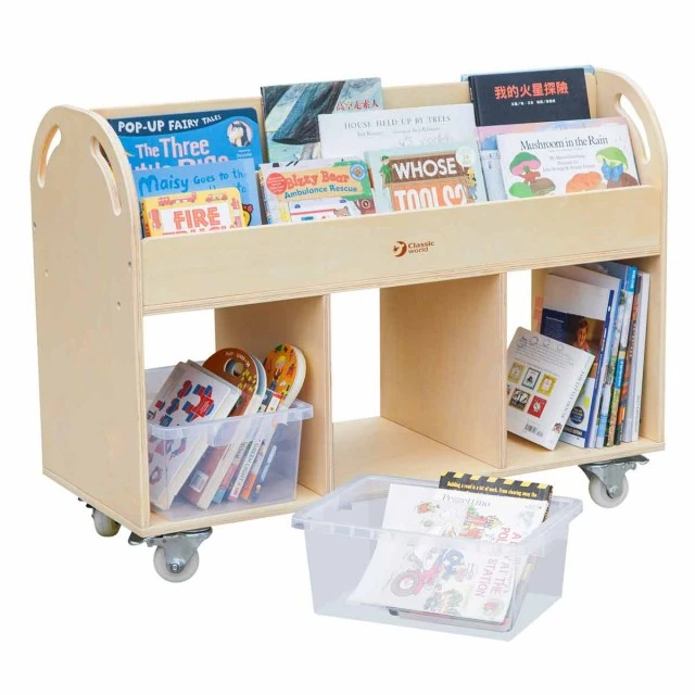 Removable chest of drawers for storing children’s books