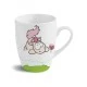 Porcelain cup Theodor the Unicorn, white