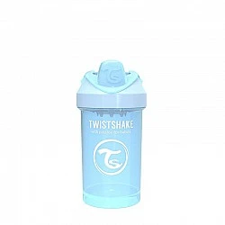 Преходна чаша Twistshake 300 мл 8+ месеца светло синя