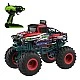 Radio-controlled off-road car 1:10, with remote control and big tires, red