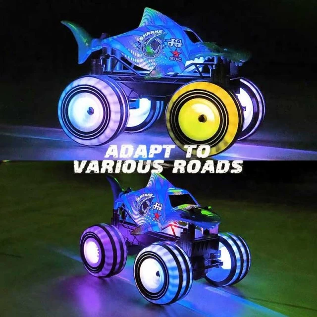 Crazon Shark radio-controlled off-road car with light effects, RC 1:16