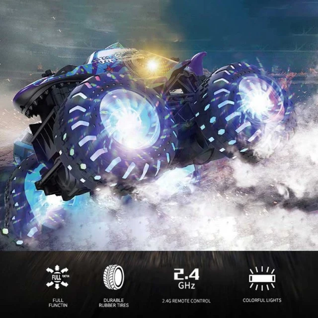 Crazon Shark radio-controlled off-road car with light effects, RC 1:16