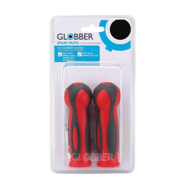 Scooter grips set of 2 red