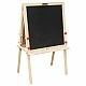 Adjustable teacher's double-sided drawing and writing board