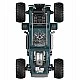 Racing jeep with smoke effect, RC in blue color