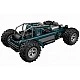 Racing jeep with smoke effect, RC in blue color