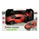 Racing car with RC control, LED lights and smoke 1:24