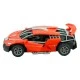 Racing car with RC control, LED lights and smoke 1:24