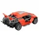 Racing car with RC control, LED lights and smoke 1:24