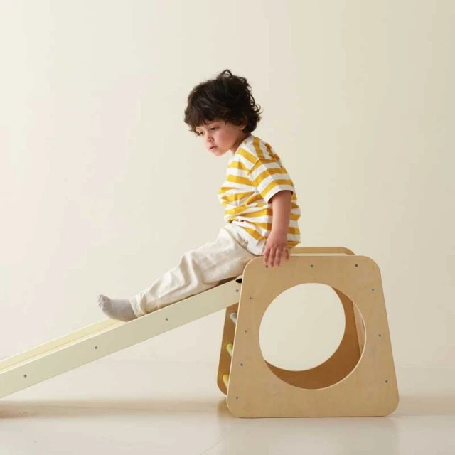 Classic World 5-in-1 Foldable Wooden Climbing Set for Children Over 1 Year Old