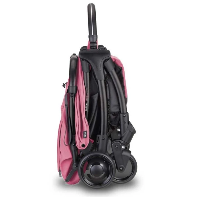 Foldable baby stroller GLOBBER STROLL LITE in pastel pink color