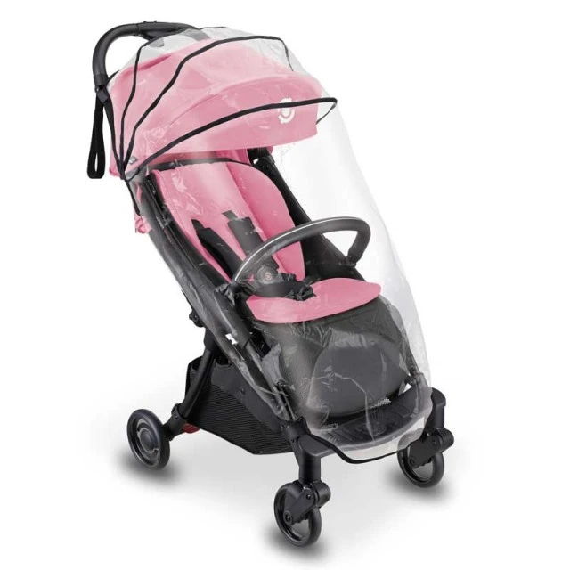 Foldable baby stroller GLOBBER STROLL LITE in pastel pink color