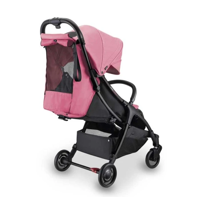 Foldable baby stroller GLOBBER STROLL LITE in pastel pink color