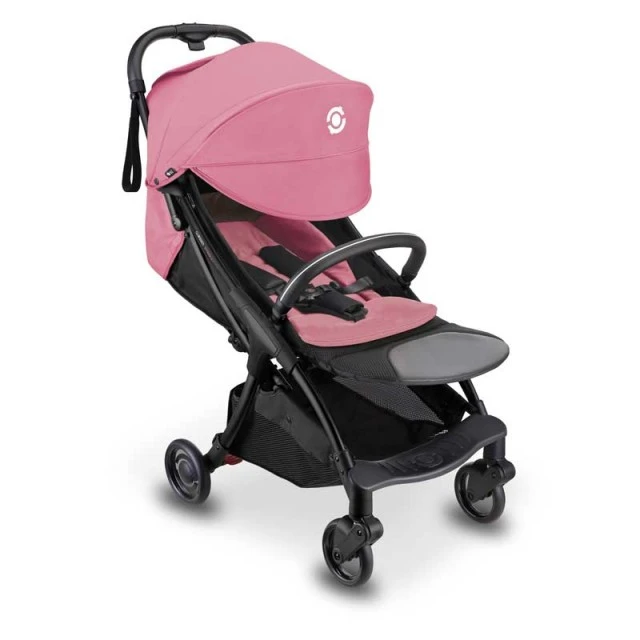 Foldable baby stroller GLOBBER STROLL LITE in pastel pink color