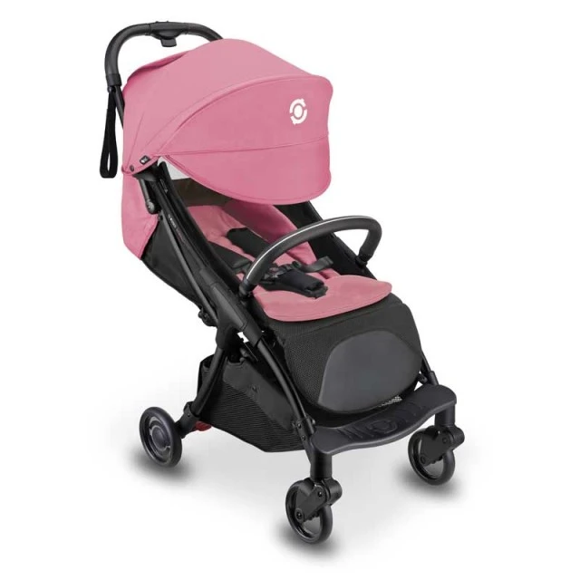 Foldable baby stroller GLOBBER STROLL LITE in pastel pink color