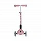 Сгъваема еко тротинетка с 3 колела GLOBBER JUNIOR FOLDABLE LIGHTS ECOLOGIC – цвят бери
