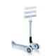 Foldable eco scooter with 3 wheels GLOBBER JUNIOR FOLDABLE LIGHTS ECOLOGIC - blueberry color