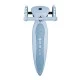 Foldable eco scooter with 3 wheels GLOBBER JUNIOR FOLDABLE LIGHTS ECOLOGIC - blueberry color