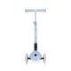 Foldable eco scooter with 3 wheels GLOBBER JUNIOR FOLDABLE LIGHTS ECOLOGIC - blueberry color