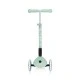 Foldable eco scooter with 3 wheels GLOBBER JUNIOR FOLDABLE LIGHTS ECOLOGIC - pistachio color