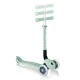 Foldable eco scooter with 3 wheels GLOBBER JUNIOR FOLDABLE LIGHTS ECOLOGIC - pistachio color